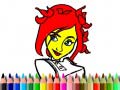 Permainan Back To School: Cute Girl Coloring