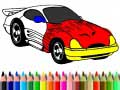 Permainan Back To School: Muscle Car Coloring