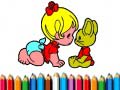 Permainan Back To School: Aby Girl Coloring