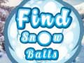 Permainan Find Snow Balls