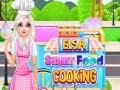 Permainan Elsa Street Food Cooking 