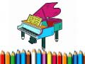 Permainan Back To School: Piano Coloring Book