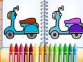 Permainan Cute Bike Coloring Book