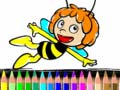 Permainan Back To School Maja the Bee Coloring Book