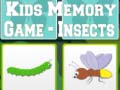 Permainan Kids Memory game - Insects