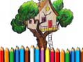 Permainan Tree House Coloring Book