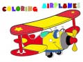 Permainan Coloring Book Airplane