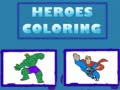 Permainan Heroes Coloring 