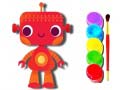 Permainan Back to School: Robot Coloring Book