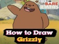 Permainan We Bare Bears How to Draw Grizzly