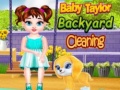 Permainan Baby Taylor Backyard Cleaning