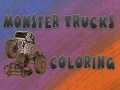 Permainan Monster Trucks Coloring