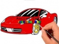 Permainan Racing Cars Coloring book