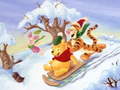 Permainan Winnie the Pooh Christmas Jigsaw Puzzle 2