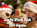 Permainan Santa Story Book Girl Jigsaw