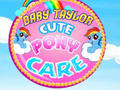 Permainan Baby Taylor Cute Pony Care