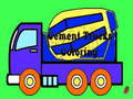 Permainan Cement Trucks Coloring