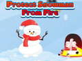 Permainan Protect Snowman From Fire