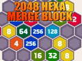 Permainan 2048 Hexa Merge Block