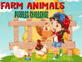 Permainan Farm Animals Puzzles Challenge