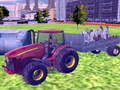 Permainan 3D city tractor garbage sim