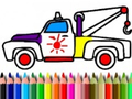 Permainan Back To School: Truck Coloring Book