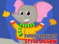 Permainan Funny Elephant Style Jigsaw