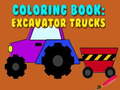 Permainan Coloring Book: Excavator Trucks