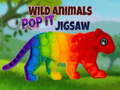 Permainan Wild Animals Pop It Jigsaw