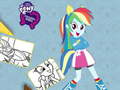 Permainan Equestria Girls Coloring Book