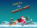 Permainan Santa On Wheelie Bike