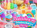 Permainan Rainbow Desserts Bakery Party