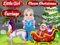 Permainan Little Girl Clean Christmas Carriage