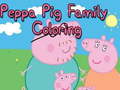 Permainan Peppa Pig Family Coloring