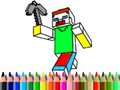 Permainan Back to School: Minecraft Coloring