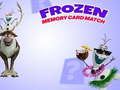 Permainan Frozen Memory Card Match