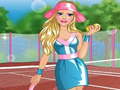 Permainan Barbie Tennis Dress