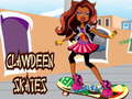 Permainan Clawdeen skates