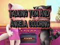 Permainan Talking Tom and Angela Coloring