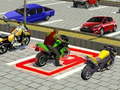 Permainan Superhero City Bike Parking Game 3D