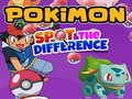 Permainan Pokimon Spot the differences