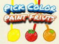 Permainan Pick Color Paint Fruits