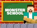 Permainan Monster School: Roller Coaster & Parkour