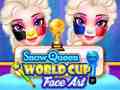 Permainan Snow queen world cup face art