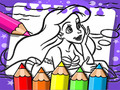 Permainan Ariel The Mermaid Coloring Book