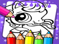 Permainan Littlest Pet Shop Coloring Book