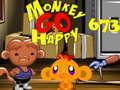 Permainan Monkey Go Happy Stage 673