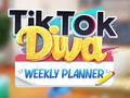 Permainan TikTok Diva Weekly Planner