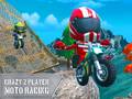 Permainan Crazy 2 Player Moto Racing