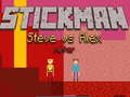 Permainan Stickman Steve vs Alex Nether